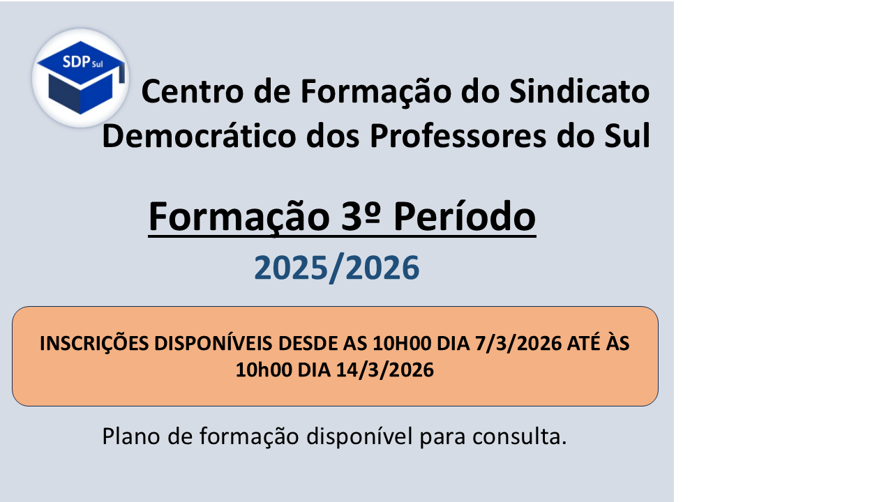 Plano de formação 3º período 2025-2026 - 2/3/2026