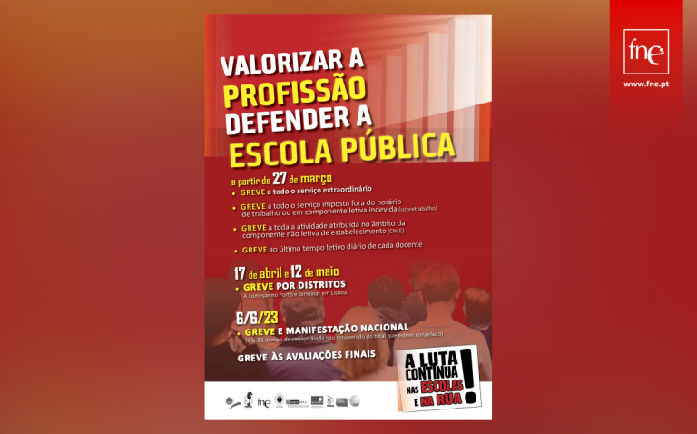 Pré-Avisos das Greves de 27, 28, 29, 30 e 31 de março de 2023 - Respeitar o trabalho dos docentes!