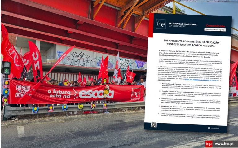 FNE apresenta ao Ministério da Educação proposta para um acordo negocial