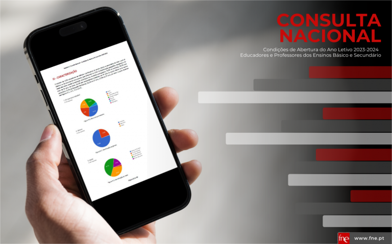 Consulta Nacional da FNE a docentes: 84,1% não aconselha jovens a seguir a docência