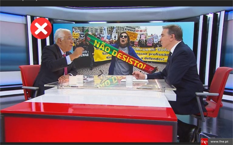 Desonestidades e desinformação na entrevista do primeiro-ministro sobre educação