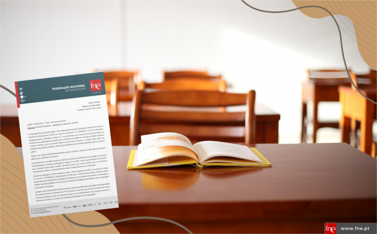 SDPSul /FNE defende que alteração ao período probatório tem efeitos imediatos