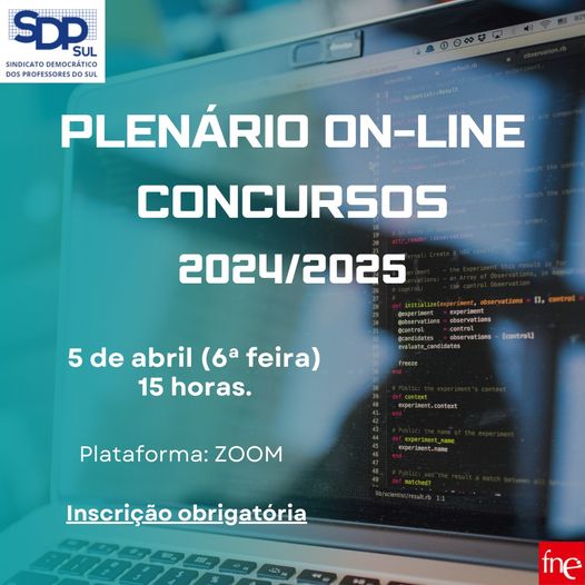 Plenário Sindical - Concurso Docente 2024/2025