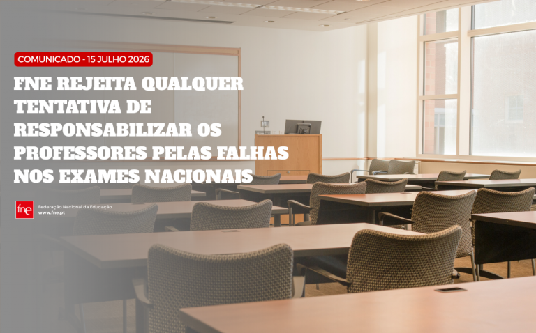 FNE rejeita qualquer tentativa de responsabilizar os professores pelas falhas nos exames nacionais