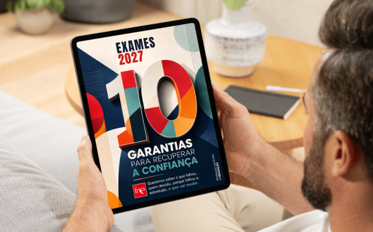 FNE apresenta 10 garantias para recuperar a confiança nos Exames Nacionais de 2027