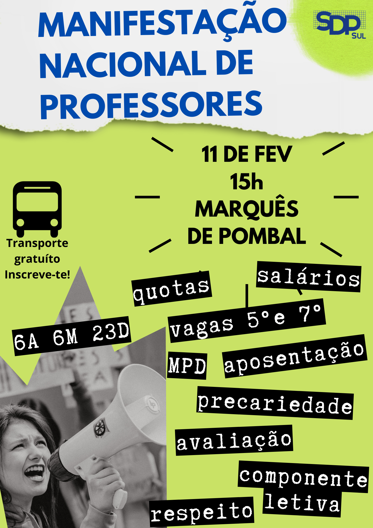 Manifestação Nacional de Professores - 11 de fevereiro
